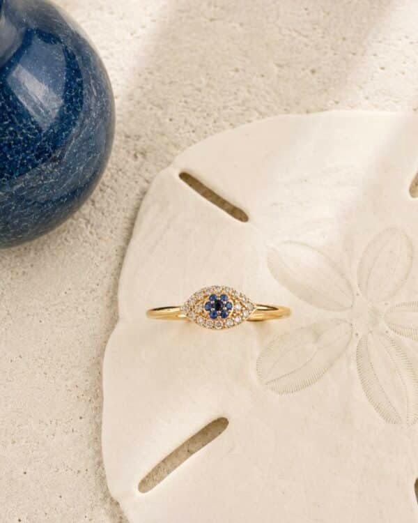 bague œil porte-bonheur Pupille Cénélia