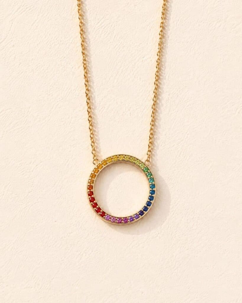 collier multicolore Finess Cénélia