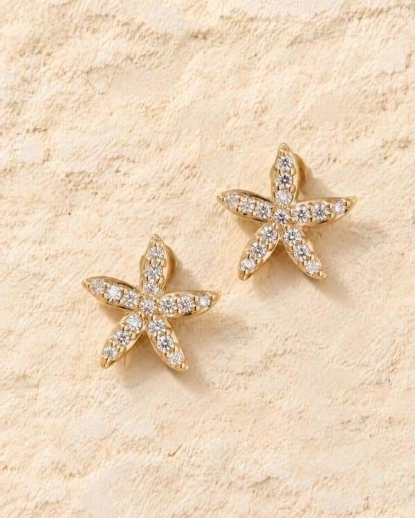 boucles d oreilles étoile de mer Cénélia Maimiti