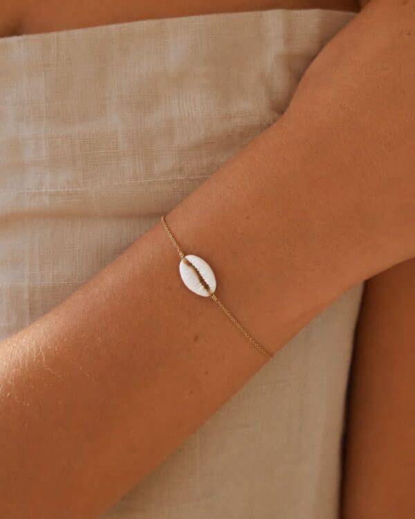 Bracelet coquillage cauri Cénélia Porcelanosa