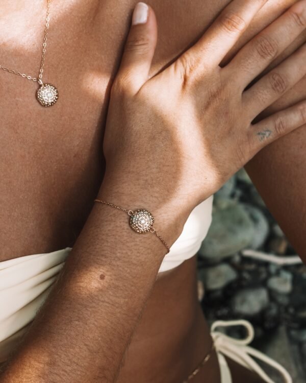 Bracelet oursin en plaqué or 18 carats | Cénélia