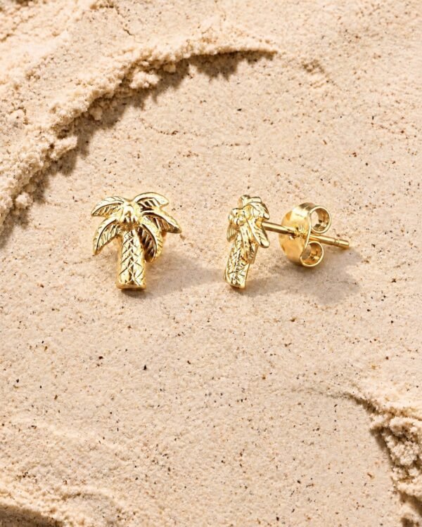 Cocoa mini boucles d’oreilles palmier Cénélia