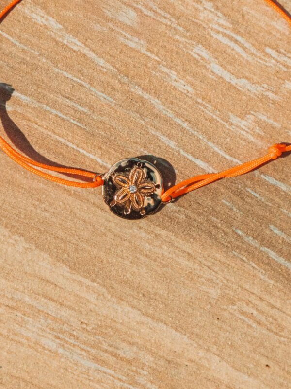 Grand Bracelet Sur Fil Sand Dollar