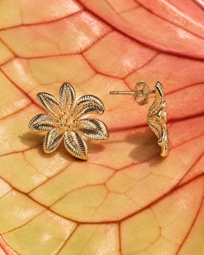 Mahina boucles d’oreilles fleurs tropicales Cénélia