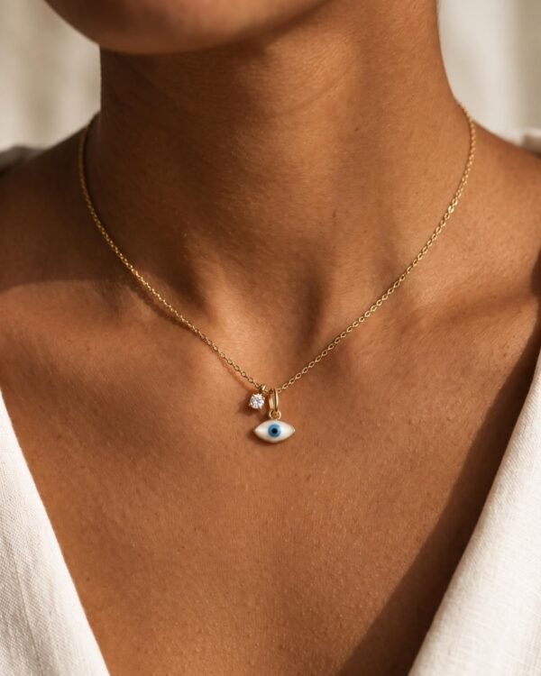 Matia petit pendentif œil Grec Cénélia