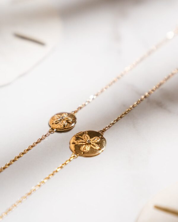 Bracelet dollar des sables chance coquillage bijou protection