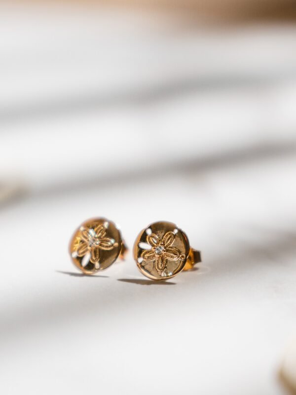 Boucles d’oreilles Sand Dollar