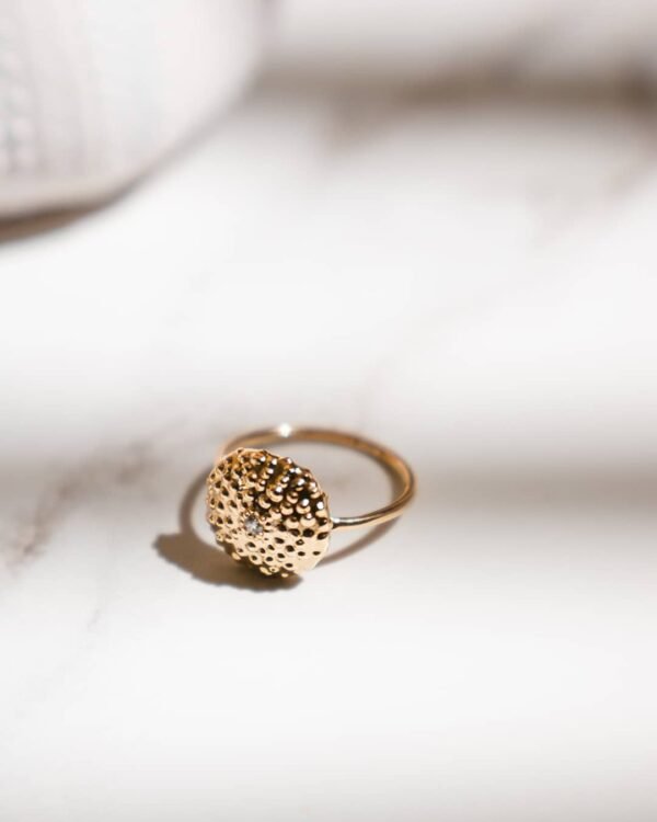 Bague oursin en plaqué or 18 carats | Cénélia