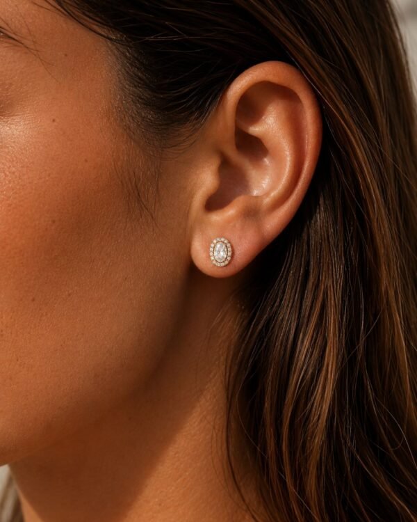 boucles d oreilles ovales Cénélia