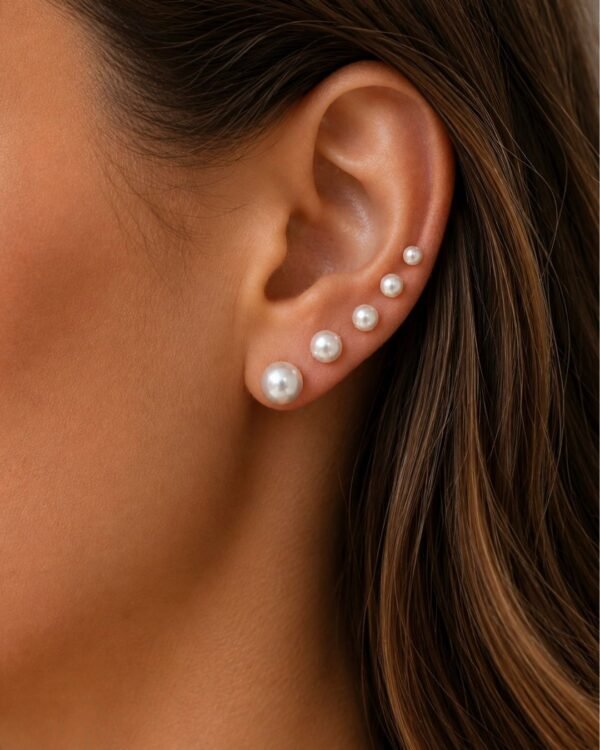 boucles d oreilles perles d eau douce Cénélia