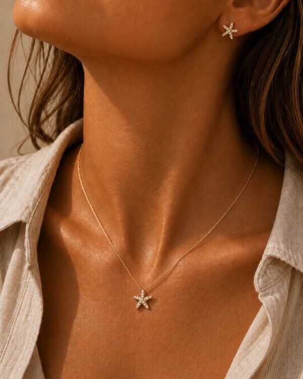 collier étoile de mer Cénélia