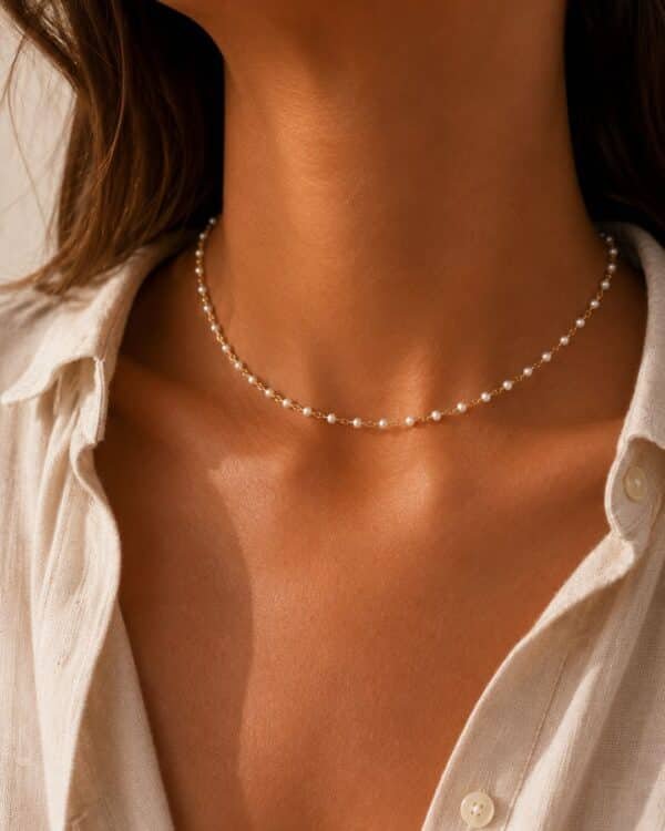 collier perles d'eau douce Perna Cénélia