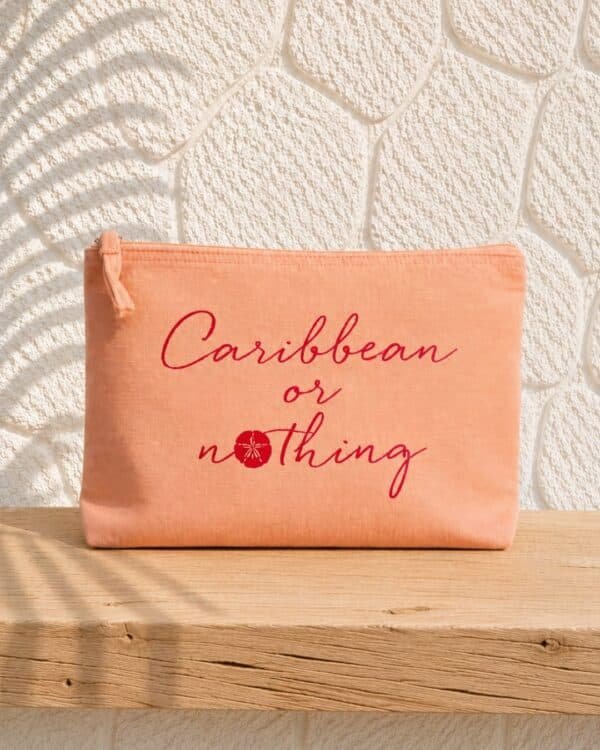 pochette Caribbean or Nothing Cénélia pêche
