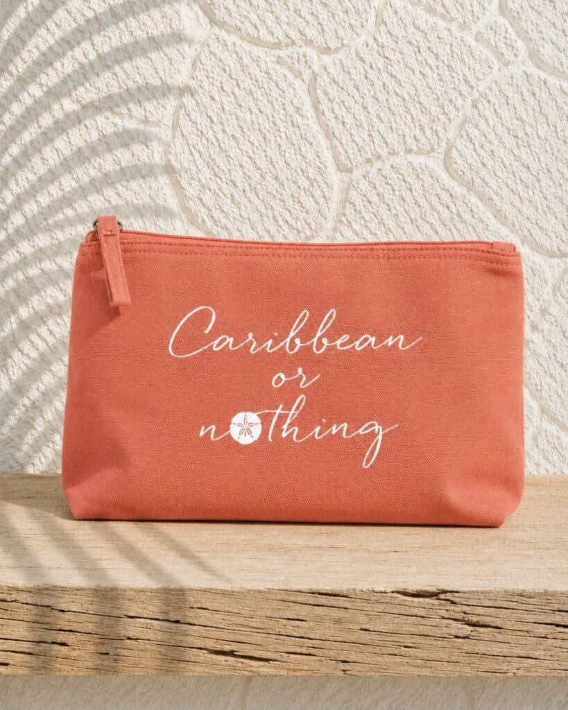 pochette Caribbean or Nothing Cénélia terracotta